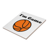 Ik ben Spel (Basketball) Tegeltje (Zijkant)