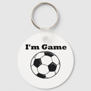 Ik ben Spel (Voetbal/football) Sleutelhanger