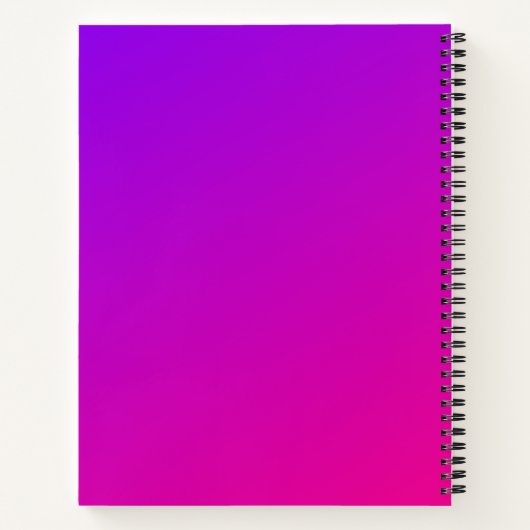 Ik ben spiral notebook notitieboek (Achterkant)