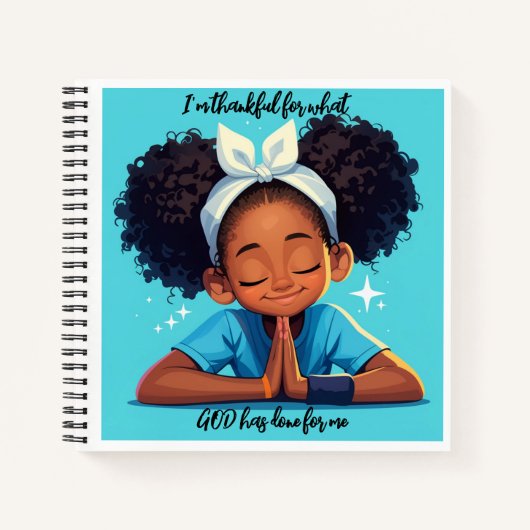 Ik ben Spiral Notitieboek dankbaar (Voorkant)