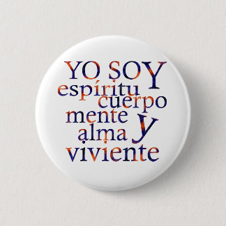 Ik ben SpiritBodyMindSoul ESP Ronde Button 5,7 Cm