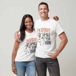 Ik ben spooky het hele jaar door - Halloween T-shirt