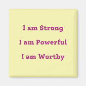 Ik ben ... Square Magnet (Voorkant)