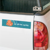 Ik ben Squishy Bumpersticker (Op Truck)