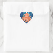Ik ben Squishy Hart Sticker (Tas)
