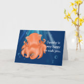 Ik ben Squishy Kaart (Gele Bloem)