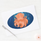 Ik ben Squishy Ovale Sticker (Envelop)