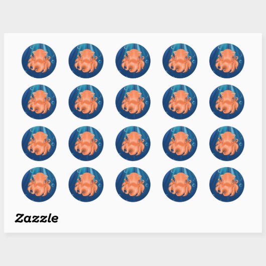 Ik ben Squishy Ronde Sticker (Vel)