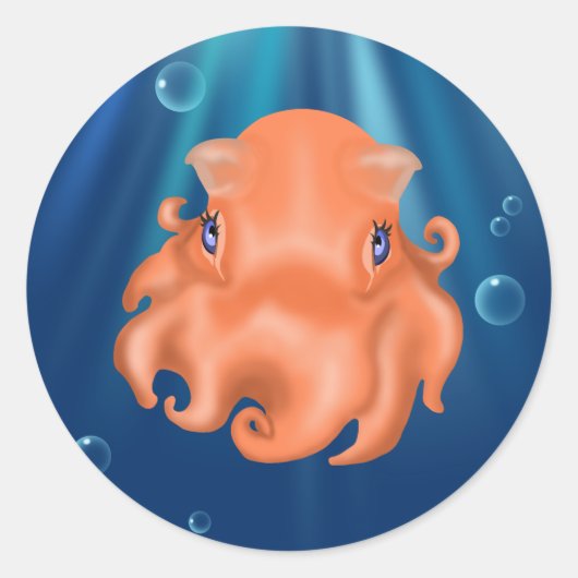 Ik ben Squishy Ronde Sticker (Voorkant)