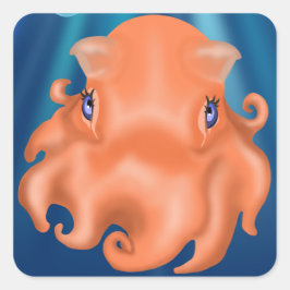 Ik ben Squishy Vierkante Sticker
