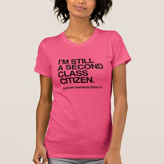 IK BEN STELD DAT IK EEN TWEEDEKLAS BURGER BEN -.pn T-shirt (Voorkant)