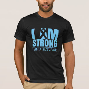 Ik ben sterk - ik ben een overlevende - prostaatka t-shirt