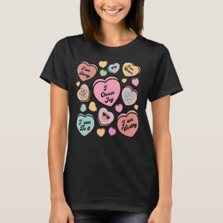 Ik ben sterk ik ben uniek Retro Positive Quote Man T-shirt