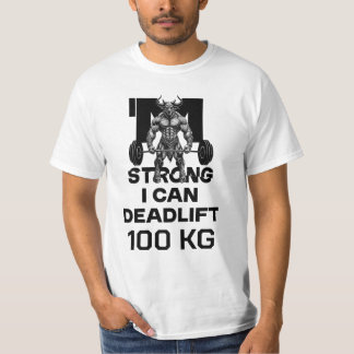 Ik ben sterk - ik kan deadlift t-shirt
