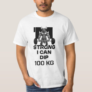 Ik ben sterk, ik kan dippen t-shirt