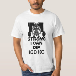 Ik ben sterk, ik kan dippen t-shirt
