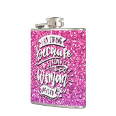 IK BEN STERK OMDAT EEN STERKE VROUW MIJ HEEFT GESP HEUPFLES (Links)