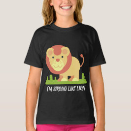 IK BEN STERK ZOALS LION T-SHIRT