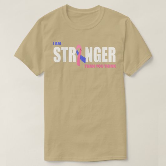 Ik ben sterker dan Baby met zwangerschapsverlies. T-shirt (Design voorkant)