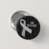 Ik ben sterker dan de lidstaten ronde button 3,2 cm (Voorkant /achterkant)
