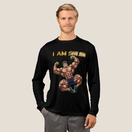 IK BEN STEVIG  Tri-Blend SHIRT (Voorkant)