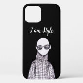Ik ben stijl iPhone case (Achterkant)