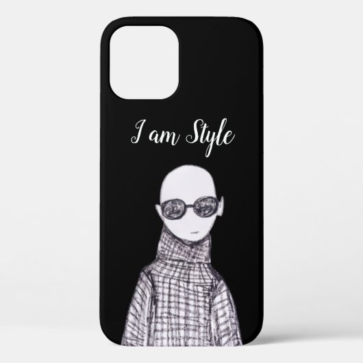 Ik ben stijl iPhone case (Achterkant)