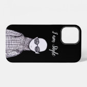 Ik ben stijl iPhone case Hoesje (Achterkant horizontaal)