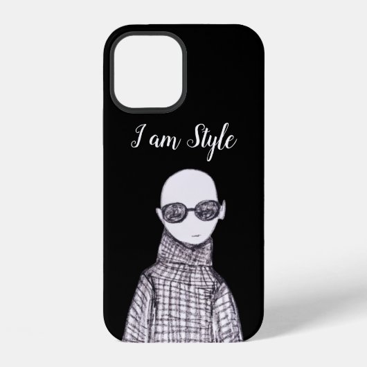 Ik ben stijl iPhone case Hoesje (Achterkant)