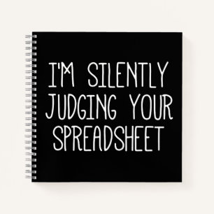Ik ben stil bij je spreadsheet notitieboek