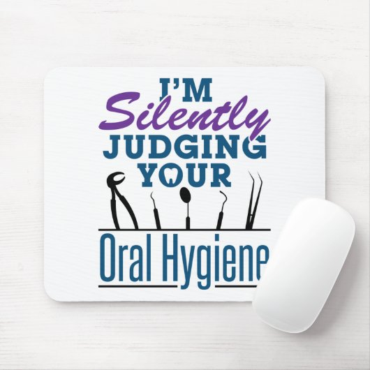 Ik ben stilletjes oordelen over mondhygiëne tandhe muismat (Met muis)