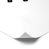 Ik ben stinkende grappige vuilniswoordspeling poster (Hoek)