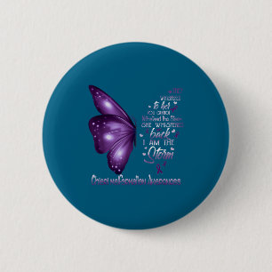 Ik ben storm chiari malformatie bewustzijn vlinder ronde button 5,7 cm