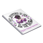 Ik ben Storm Migraine Hoofdpijn Bewustheid Notitieboek (Rechterzijde)