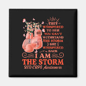 Ik ben storm RSD CRPS Awareness Boxing Glove Bu Magneet (Voorkant)