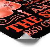 Ik ben storm RSD CRPS Awareness Boxing Glove Bu Poster (Hoek)