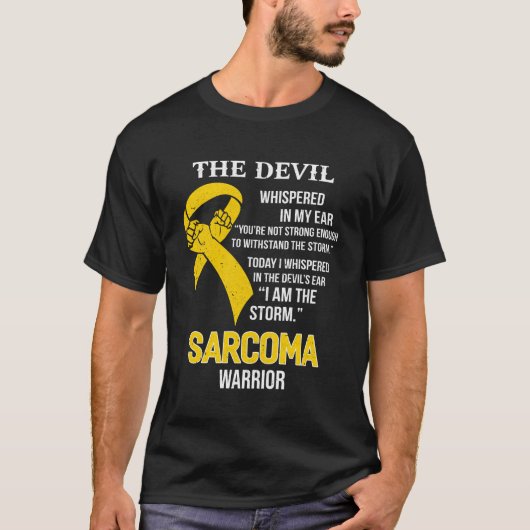Ik ben Storm voor Sarcoma Bewustheid T-shirt (Voorkant)
