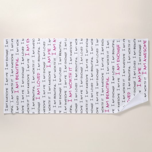 Ik ben strandlaken (Voorkant)