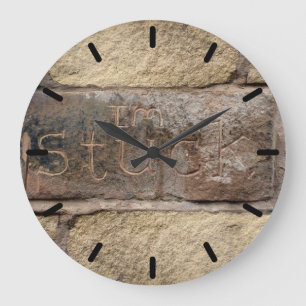 "Ik ben Stuck" een andere steen in de muur Grote Klok