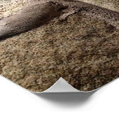 "Ik ben Stuck" een andere steen in de muur Poster (Hoek)