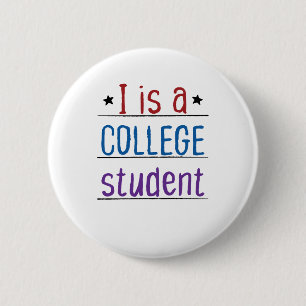 Ik ben student ronde button 5,7 cm