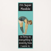 Ik ben Super Flexible Funny Sarcastische  Vrouw Yogamat (Voorkant)