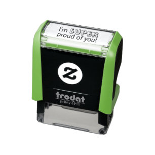 Ik ben superblij met jou leraar die cijfers geeft zelfinktende stempel