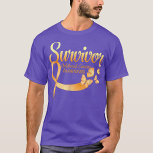 Ik ben Survivor Butterfly Childhood Cancer Awarene T-shirt