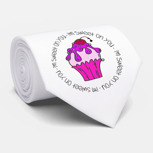 Ik ben Sweet op je Valentijn Stropdas (Opgerold)