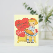 Ik ben taartwerk voor jou Valentijn Feestdagenkaart (Staand voorkant)