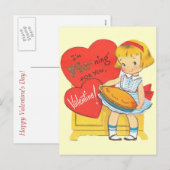 Ik ben taartwerk voor jou Valentijn Feestdagenkaart (Voorkant / Achterkant)