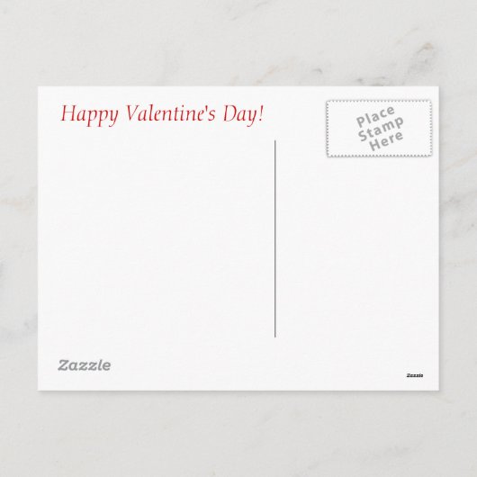 Ik ben taartwerk voor jou Valentijn Feestdagenkaart (Achterkant)