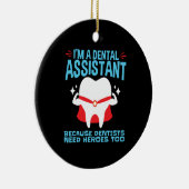 Ik ben tandheelkundige assistent tandartsen die he keramisch ornament (Rechts)