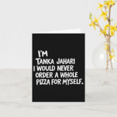 Ik ben Tanka Jahari, maar ik zou nooit een hele P  Kaart (Gele Bloem)